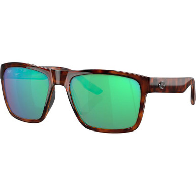 Costa Del Mar Paunch XL - Tortoise/Green Mirror 580g Polarised Glass Lenses