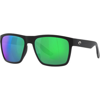 Matte Black/Green Mirror Polarised Lenses