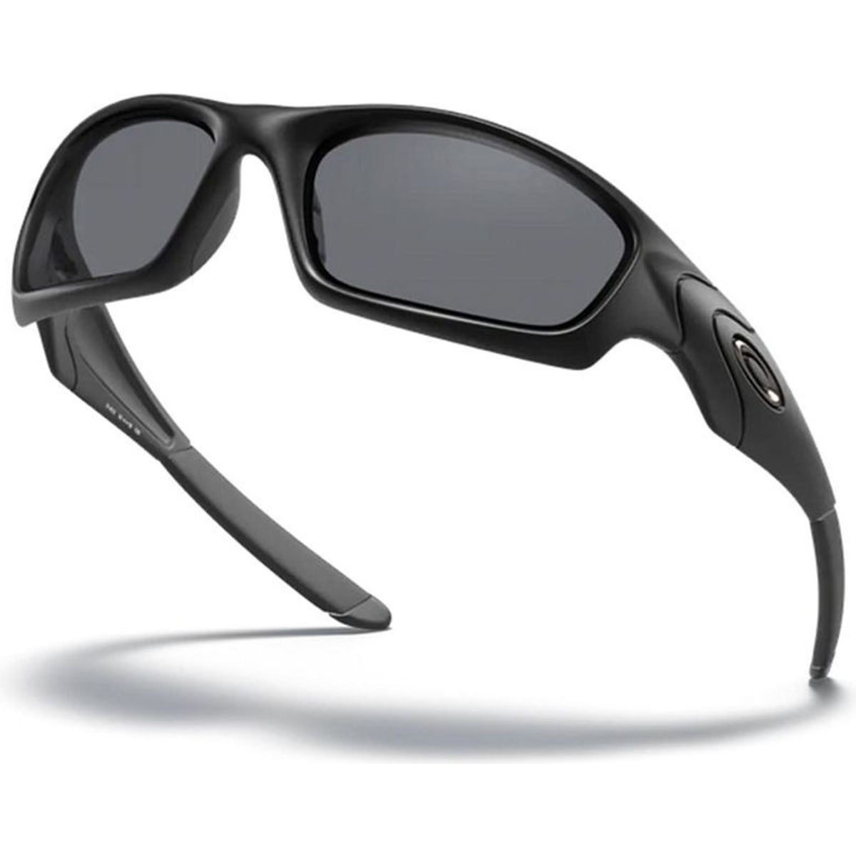 Shop the Oakley Straight Jacket Sunglasses Matte Black/Grey