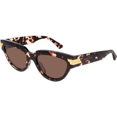 Bottega Veneta BV1035S, Havana/Brown Lenses