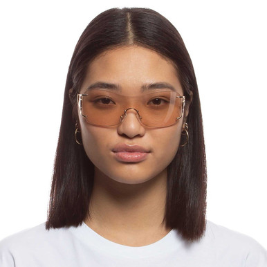 Buy Le Specs Le Fame Champagne/Tint Flash | Afterpay display picture 3