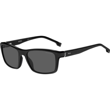Boss 1374/S - Matte Black/Grey Polarised Lenses