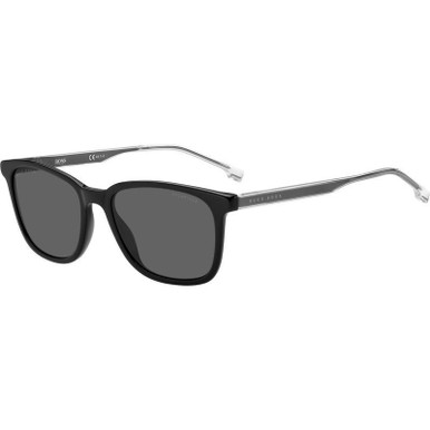 Boss 1314/S, Black Ruthenium/Grey Polarised Lenses