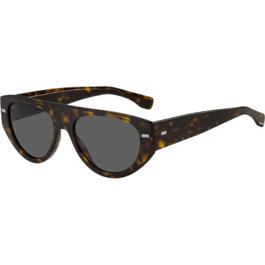 Boss 1443/S, Havana/Grey Lenses