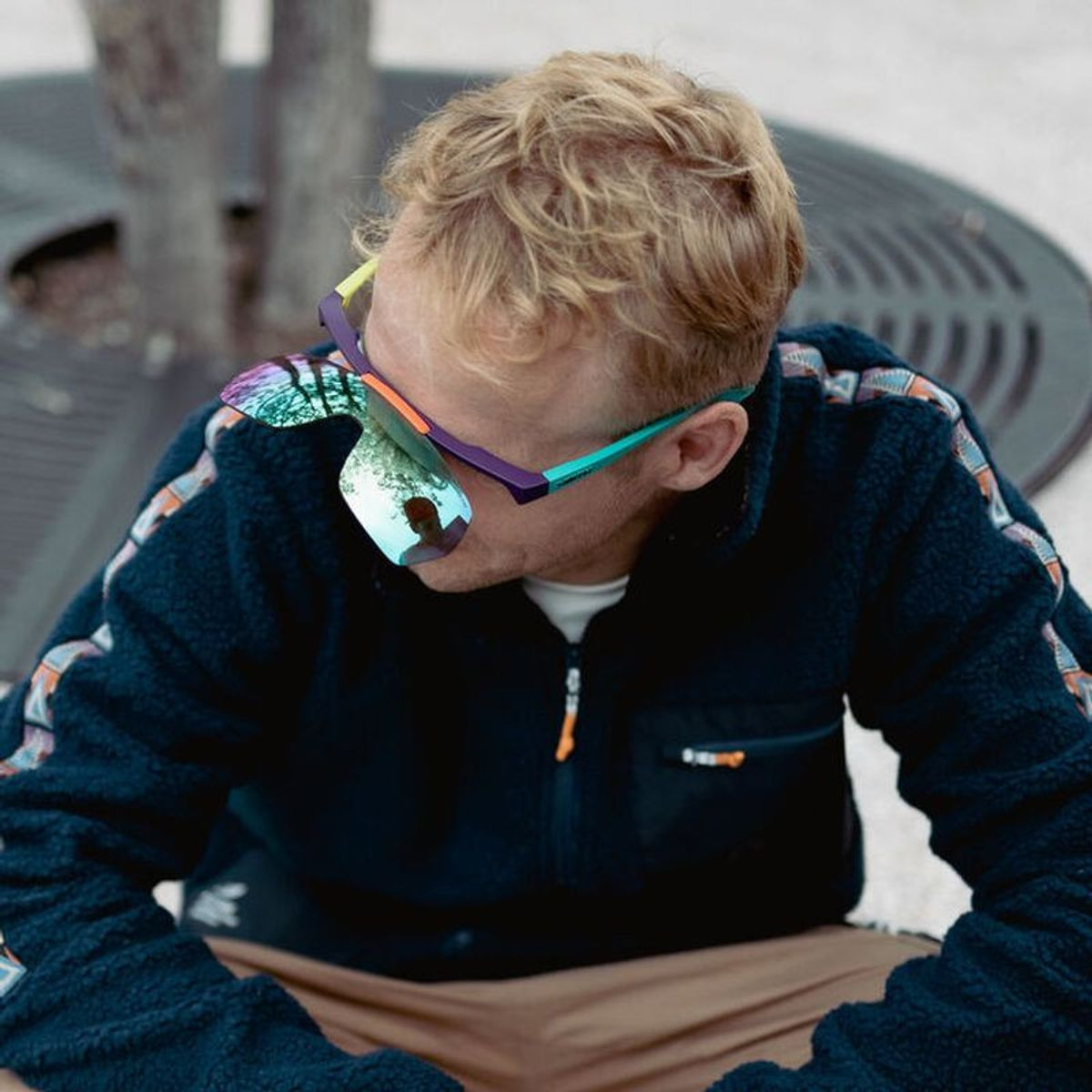 Smith XC Sunglasses Matte Purple Cinder Opal/Chromapop Opal