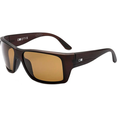 Coastin - Matte Espresso/Brown Glass Polarised Lenses