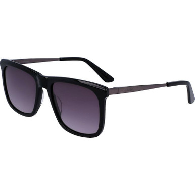 Calvin Klein CK22536S, Black/Grey Gradient Lenses