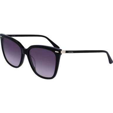 Calvin Klein CK22532S, Black/Smoke Gradient Lenses