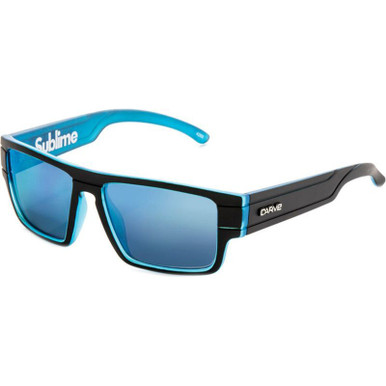 Matte Black/Blue Iridium Lenses