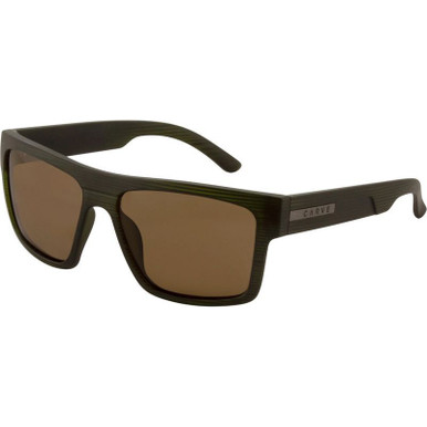 Carve Volley XL, Translucent Olive Streak/Bronze Polarised Lenses