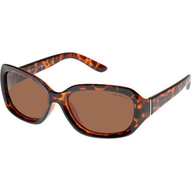 Cancer Council Enviro Elegance - Dark Tort/Brown Polarised Lenses