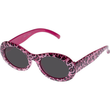 Cancer Council Kids Mink - Toddler - Pink Leopard/Smoke Polarised Lenses