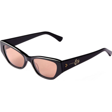 Epokhe Reprise - Polished Black/Bronze Amber Polarised Lenses