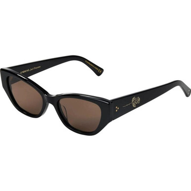 Polished Black/Bronze Amber Polarised Lenses