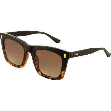 Carve Kirby, Black Tort/Brown Gradient Lenses