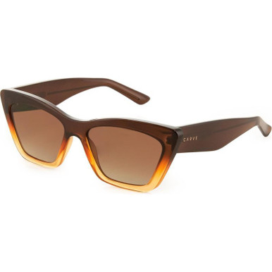 Tahoe - Chocolate Brown and Toffee/Brown Gradient Lenses