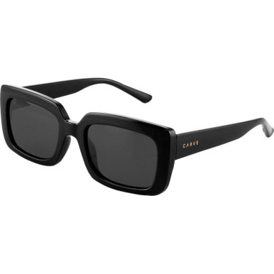 Carve Laguna - Gloss Black/Dark Grey Polarised Lenses