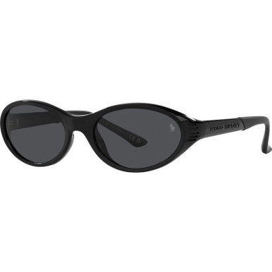 Polo Ralph Lauren PH4197U - Matte Black/Grey Lenses