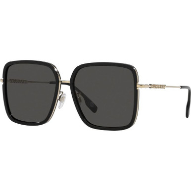 Burberry Dionne BE3145D - Black/Dark Grey Lenses