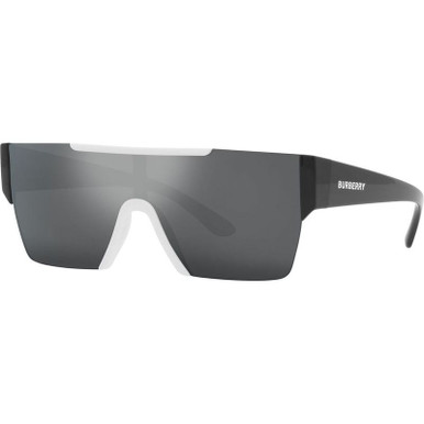 White/Grey Black Mirror Lenses