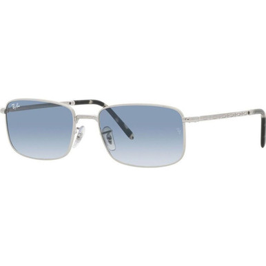 Ray-Ban RB3717 - Silver/Blue Gradient Glass Lenses 60 Eye Size