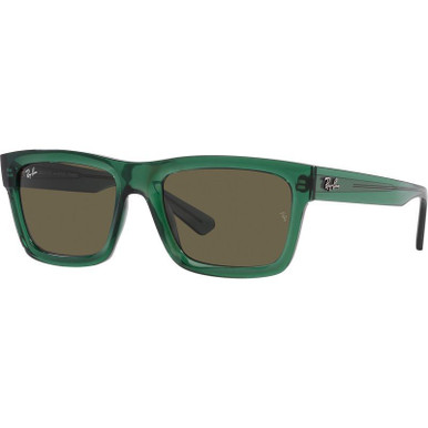 Ray-Ban Warren RB4396 - Transparent Green/Brown Lenses 54 Eye Size