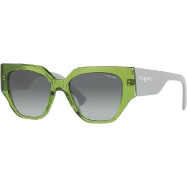 VO5409S - Transparent Green/Grey Gradient Lenses