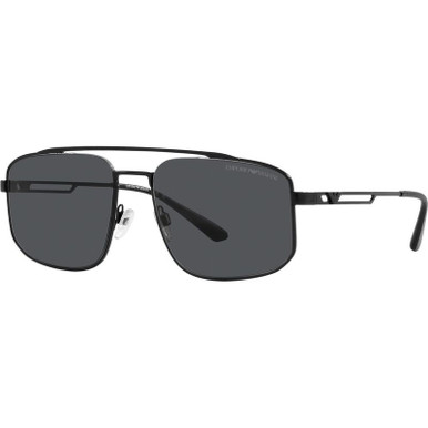 Emporio Armani EA2139 - Matte Black/Dark Grey Lenses