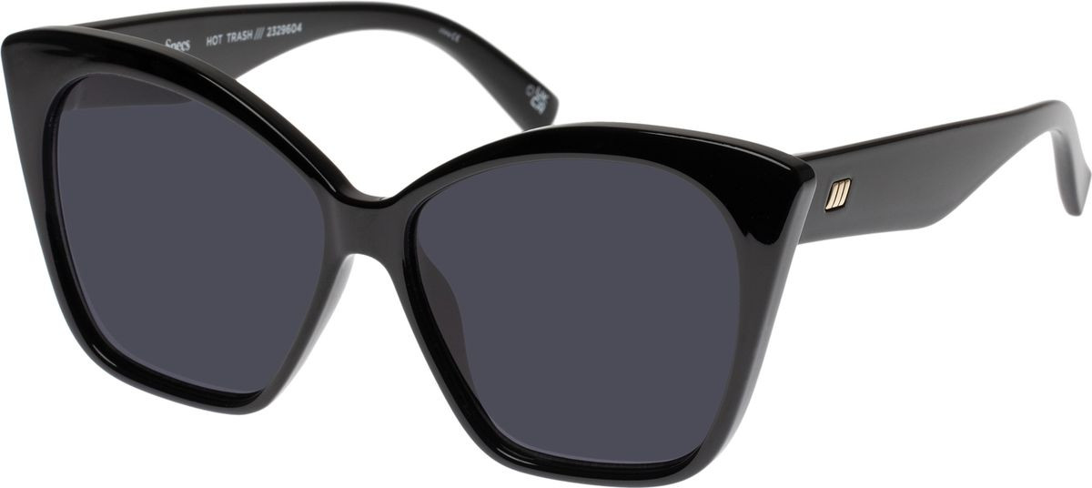 Buy Le Specs Hot Trash - Le Sustain Black/Smoke | Afterpay