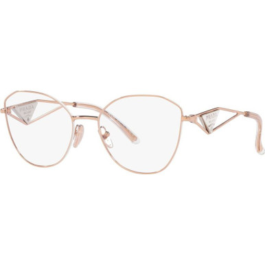 Pink Gold/Clear Lenses