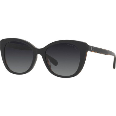 HC8365U - Black and Dark Tortoise/Grey Gradient Polarised Lenses