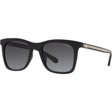 Coach HC8374U, Black/Grey Gradient Lenses