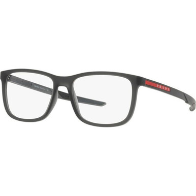 Prada Linea Rossa Glasses PS07OV - Transparent Black/Clear Lenses