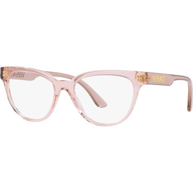 Transparent Pink/Clear Lenses