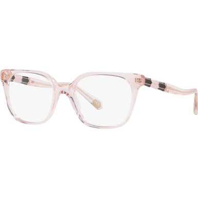 Transparent Pink/Clear Lenses