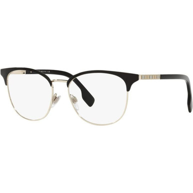 Burberry Glasses Sophia BE1355 - Light Gold and Black/Clear Lenses