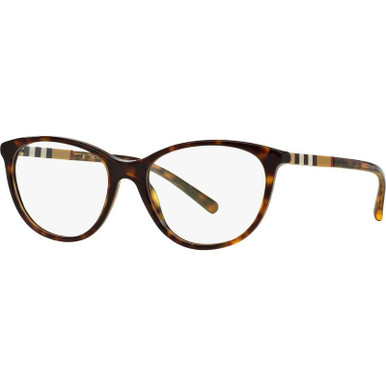 Burberry Glasses BE2205 - Dark Havana/Clear Lenses