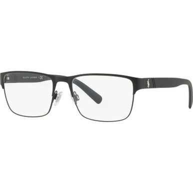 Polo Ralph Lauren Glasses PH1175 - Matte Black/Clear Lenses