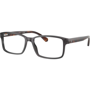 Polo Ralph Lauren Glasses PH2123 - Shiny Transparent Grey/Clear Lenses