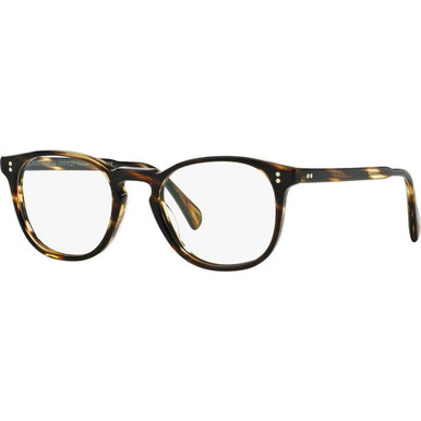 Oliver Peoples Glasses Finley Esq OV5298U - Cocobolo/Clear Lenses 49 Eye Size