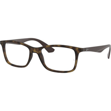 Ray-Ban Glasses RX7047 - Havana/Clear Lenses