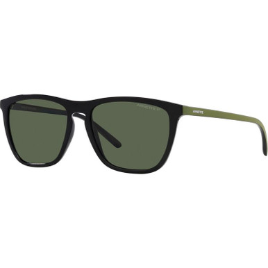 Arnette Fry AN4301 - Black/Dark Green Polarised Lenses