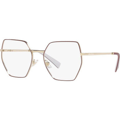 50VV - Bordeaux/Clear Lenses