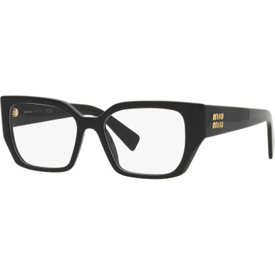 Miu Miu Glasses 03VV - Black/Clear Lenses