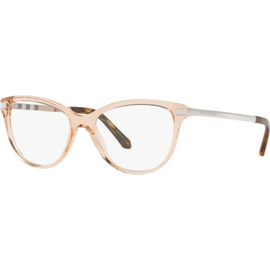 Burberry Glasses BE2280 - Transparent Peach/Clear Lenses