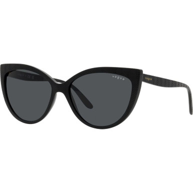 Vogue Eyewear VO5484S, Black/Dark Grey Lenses