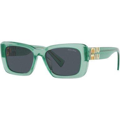 Miu Miu MU07YS, Opal Anise/Dark Grey Lenses