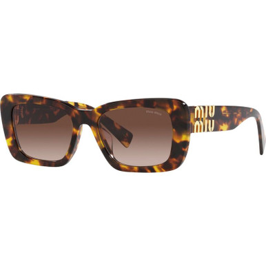 Miu Miu MU07YS - Honey Havana/Brown Gradient Lenses