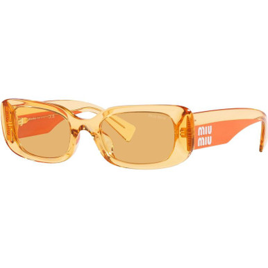 Miu Miu MU08YS, Orange/Orange Lenses