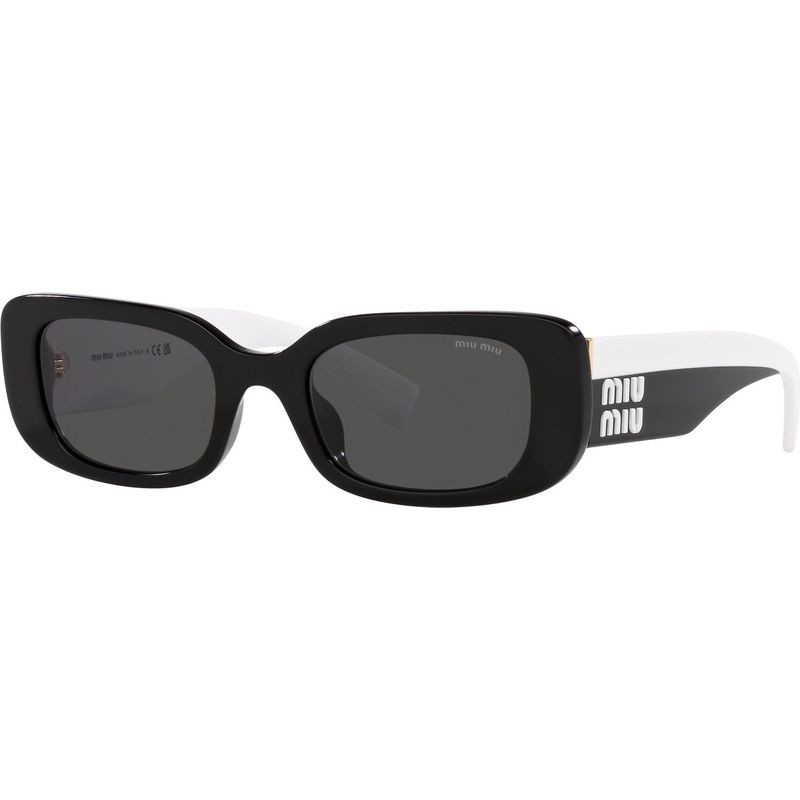 Shop the Miu Miu Mu 08ys Black/dark Grey Lenses | Zip Pay